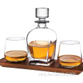 Reka Bentuk Design Whiskey Decanter dan Gelas Whiskey